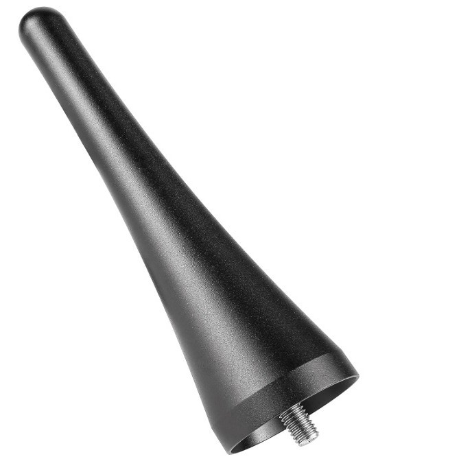 Aluminijska automobilna antistatična FM antena s navojem - 12V operacija, 0,06A struja, opća namjena