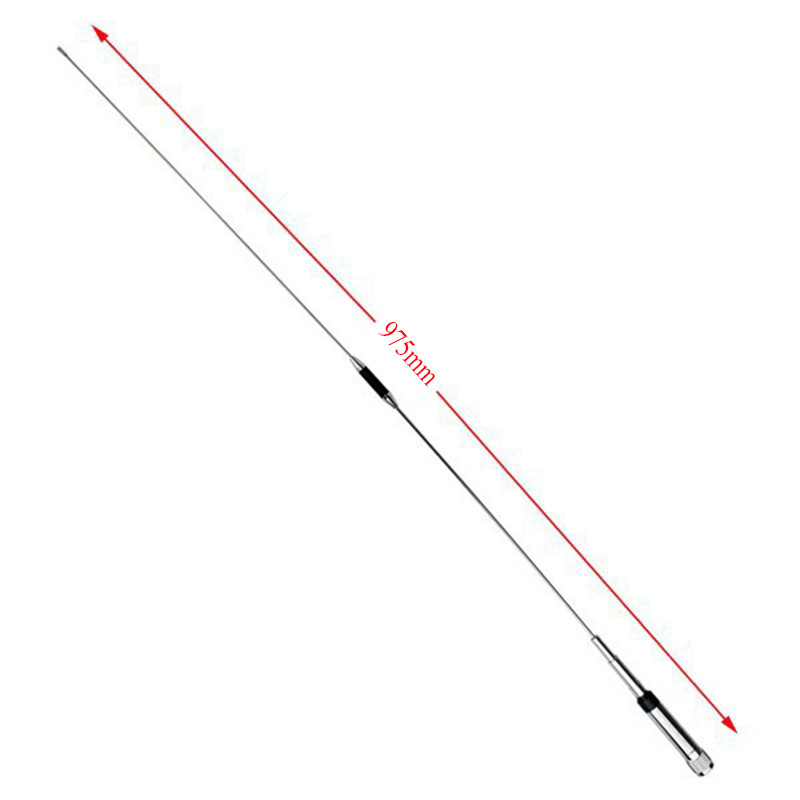 Antena auto NL-770R cu segment UV dublu, câştig înalt, pentru radiouri auto, rază 1,5–3 km