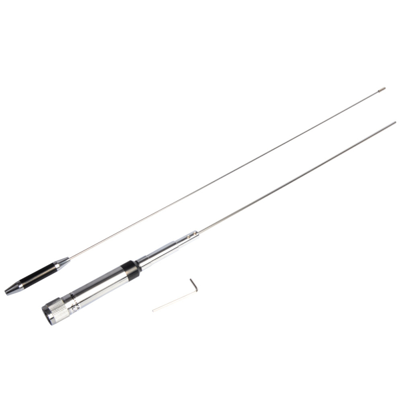 Antena auto NL-770R cu segment UV dublu, câştig înalt, pentru radiouri auto, rază 1,5–3 km