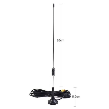 Mini automobilna antena s vakuumskom čašom, vodootporna, bez baterije, domet 1,5–3 km