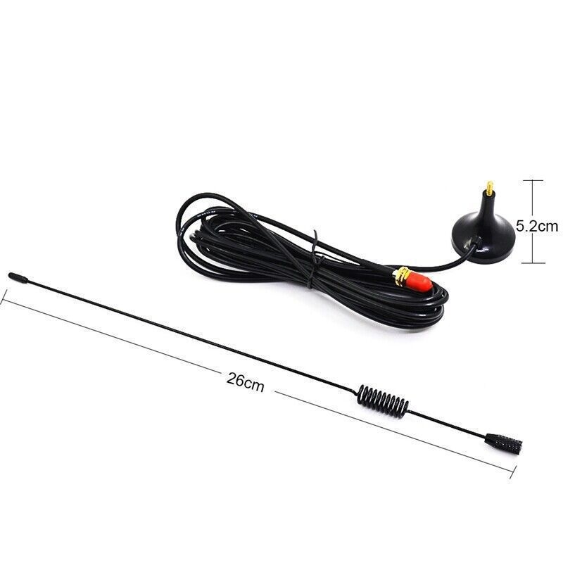 Mini automobilna antena s vakuumskom čašom, vodootporna, bez baterije, domet 1,5–3 km
