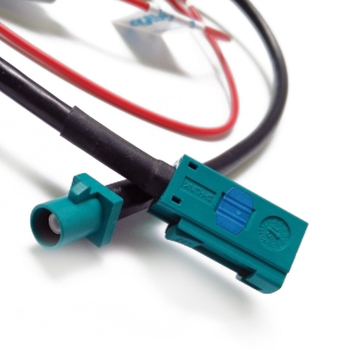 Autó rádió antenna ANT-208/FAKRA csatlakozóval FM/AM erősítővel, Zhuihui (12-24V; 0.02A; 50000 h; univerzális modellek; dugós telepítés)