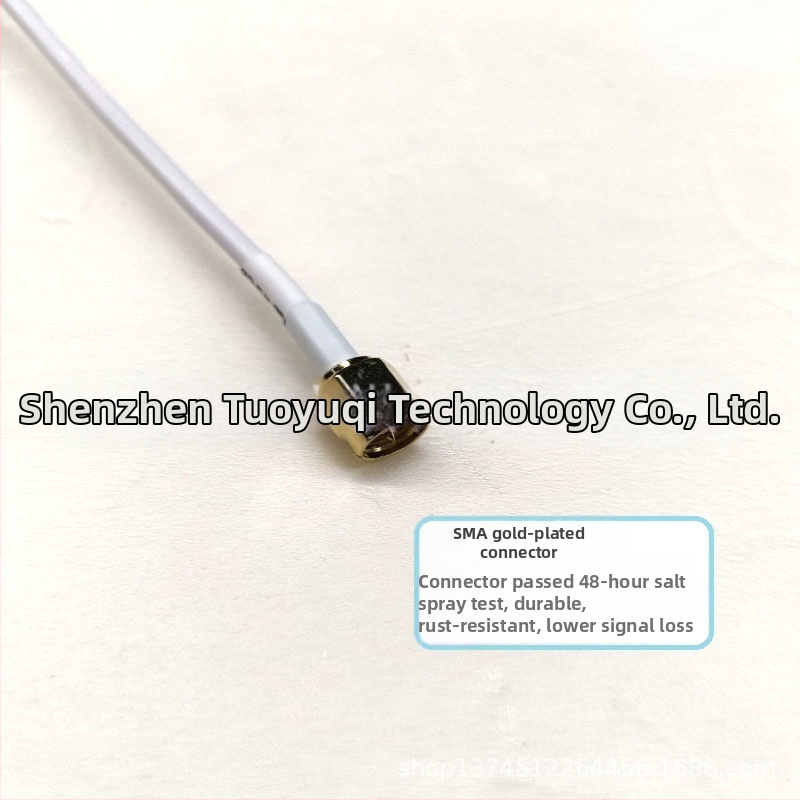 4G LTE patch antenna, 5 dBi nyereség, 700–2700 MHz, 50 Ω, SWR ≤ 1.5, 1.5 m kábel