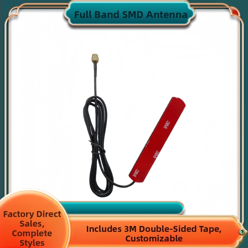 Automobilová patch anténa s vysokým ziskom, vonkajšia pre 4G/GSM/Bluetooth/Wi‑Fi/FM; dĺžka kábla 3 m/5 m/10 m/prispôsobená