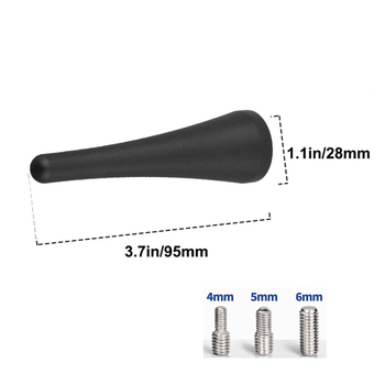 Aluminijska antena za zamjenu za Mazda MX-5 i Miata — navojno ugradnja (Tip: automobilna radio antena; Ugradnja: navoj; Primjenjivi modeli: univerzalni; Životni vijek: 100000)