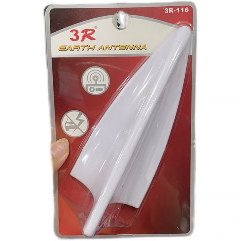 3R ABS Shark Fin antena za automobile – montaža ljepilom, opća kompatibilnost, auto anti-statika, ABS materijal