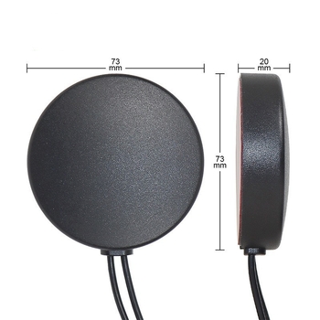 Antena de navigație pentru vehicul – receptor circular, dual-band GPS/BeiDou, compatibil 4G, două într-o singură antenă