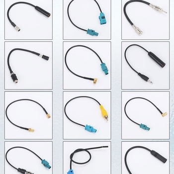 An ruxin Antenă radio pentru mașină, Montaj plug-in, Compatibil universal, Lungime cablu ajustabilă