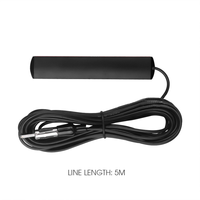 Auto FM patch antena za radio, dobitak 5 dB, frekvencijski raspon 88–108 MHz, impedancija 50 Ω, maksimalna snaga 50 W, ABS materijal