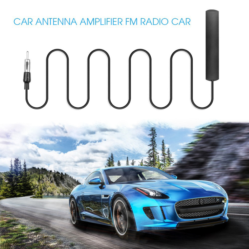 Auto FM patch antena za radio, dobitak 5 dB, frekvencijski raspon 88–108 MHz, impedancija 50 Ω, maksimalna snaga 50 W, ABS materijal