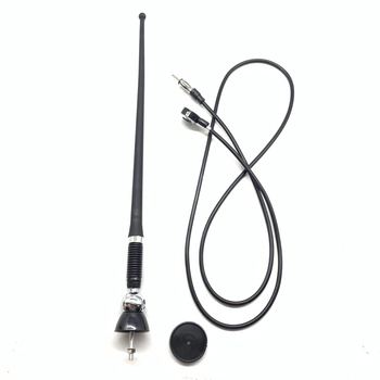 AM/FM gumena auto antena, plug-in instalacija, univerzalna kompatibilnost