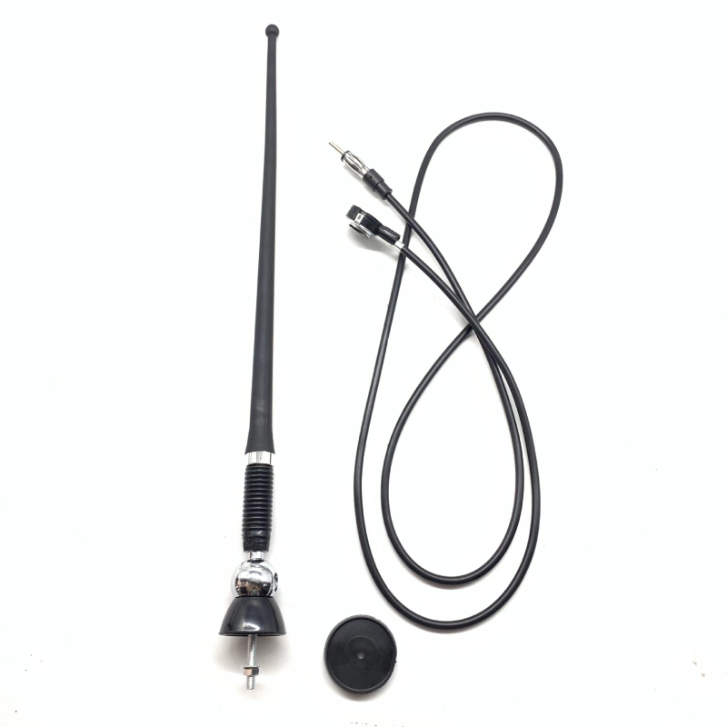 AM/FM gumena auto antena, plug-in instalacija, univerzalna kompatibilnost