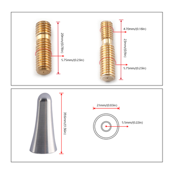 Antena radio pentru mașină – antenă din aluminiu pentru modificări, compatibilă cu modelele GM 13-17 Holden, montaj filet, marcă sade, etichetă privată licențiată