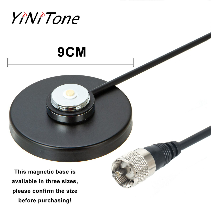 Κεραία αυτοκινήτου NMO με μαγνητική βάση και κύπελλο αναρρόφησης, καλώδιο 5 m PL259, 50 Ω, VHF/UHF συμβατότητα, μέγιστη ισχύς 150 W