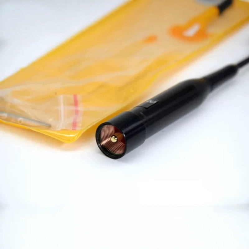 Antena NL-R2 pentru radioul auto, antenă pig-tail flexibilă, universală UV cu două segmente, antenă scurtă, rază 1,5–3 km, fără baterie, anti-interferență
