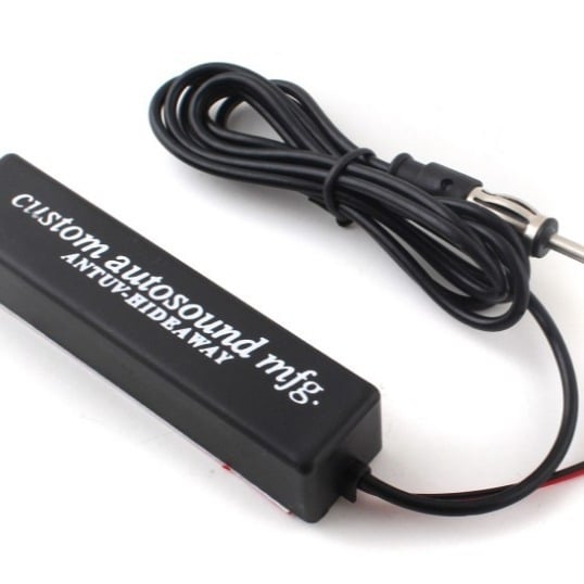 Antena pentru radio auto cu amplificator de semnal interior, montaj plug-in, 12V, curent 10, durată de viață 10000 ore