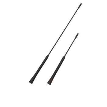 Antena pentru radio auto AM/FM, verticală, montaj filet, 12V, universală