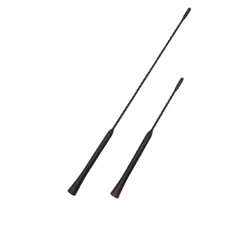 Antena pentru radio auto AM/FM, verticală, montaj filet, 12V, universală