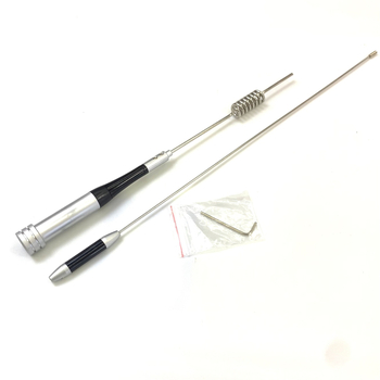 Antena SG-M507 pentru radio auto cu segment dublu UV și câștig înalt, impedanță 50 Ω, lungime 74, interval 10–50 km, distanță teoretică 1,5–3 km