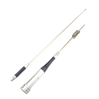 Antena SG-M507 pentru radio auto cu segment dublu UV și câștig înalt, impedanță 50 Ω, lungime 74, interval 10–50 km, distanță teoretică 1,5–3 km