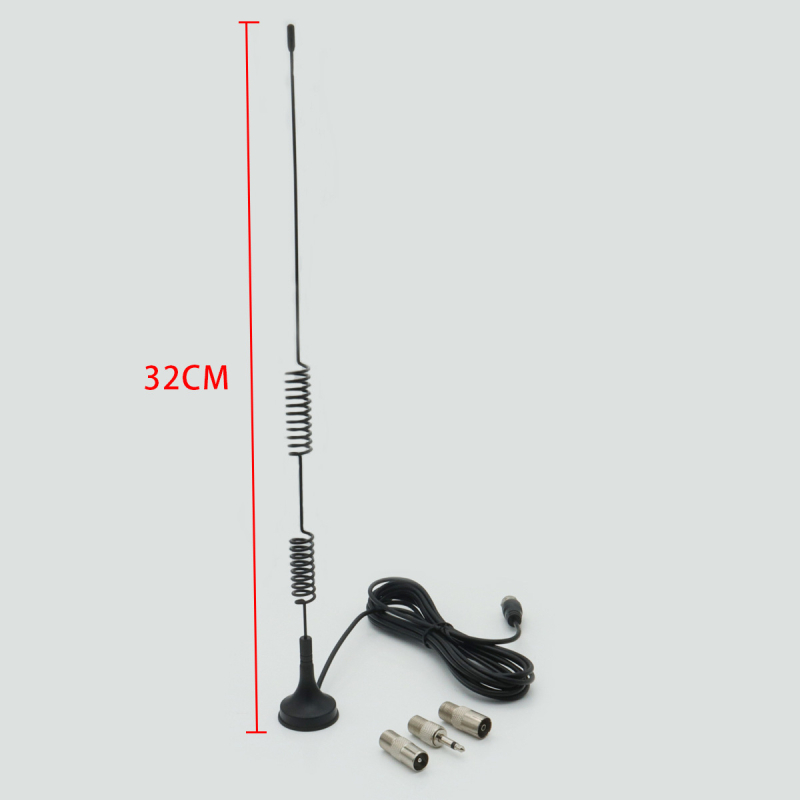 Antena auto Yin Ming pentru TV DVB-T2, televiziune digitală, AM/FM radio, cu ventuză