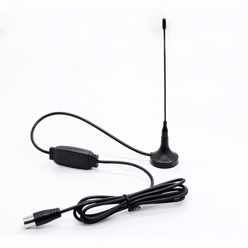 Antena DVB-T HDTV pentru mașină cu ventuză, ATSC, cablu coaxial de 75 Ω