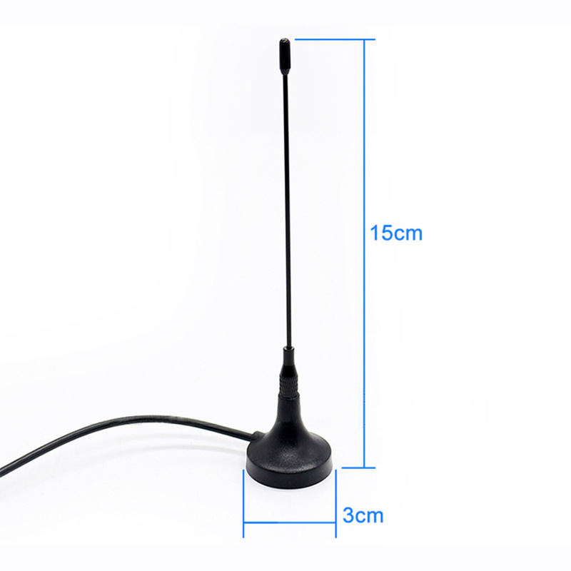 Antena DVB-T HDTV pentru mașină cu ventuză, ATSC, cablu coaxial de 75 Ω