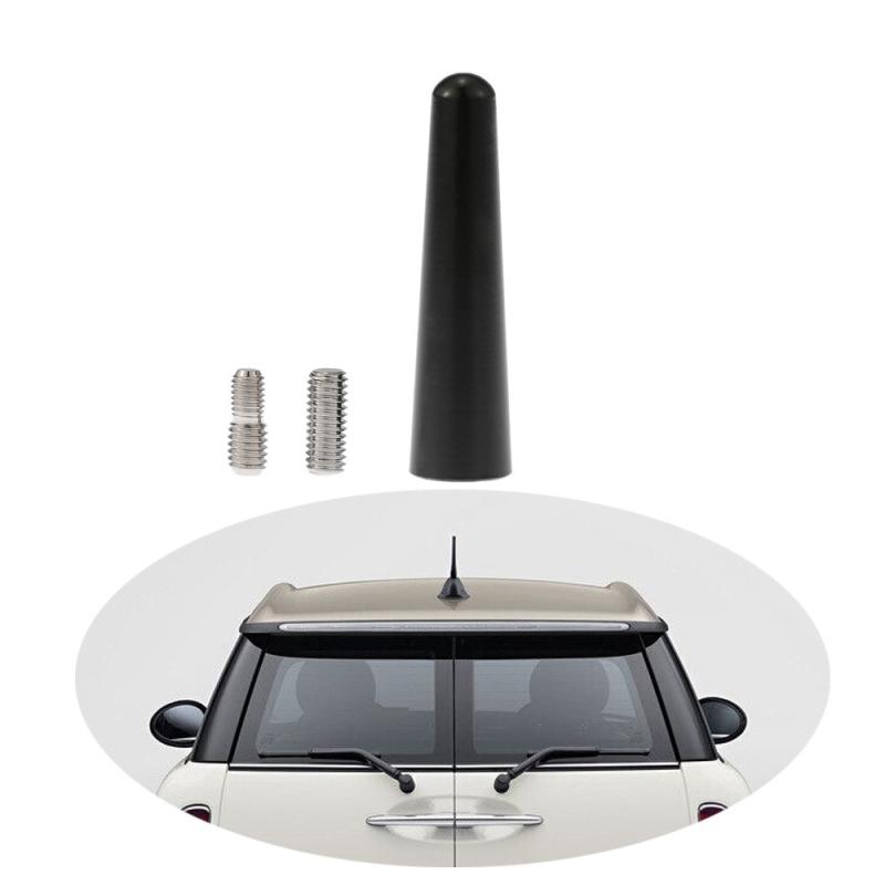Univerzalna gumena antena za auto radio AM/FM s vijčanim pričvršćivanjem, 12–24V