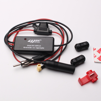 Auto antena za radio ANT-208PLUS, univerzalna kompatibilnost, plug-in instalacija, 12V, raspon 0-500 MHz, DAB-SMB konektor