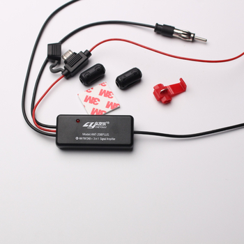 Auto antena za radio ANT-208PLUS, univerzalna kompatibilnost, plug-in instalacija, 12V, raspon 0-500 MHz, DAB-SMB konektor