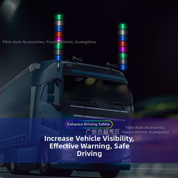 Automobilska antena svjetlo za pilotiranje | Radna napetost 12/24V, ugradnja Card Edge, kompatibilno s automobilima, kamionima i motociklima | Dekorativni stil zastavnog štapa | Brand HDELF