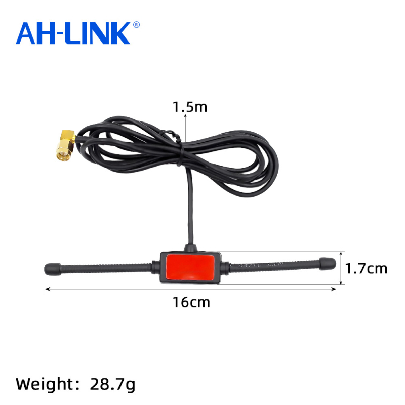 AH-LINK 433 MHz Antenă auto pentru radio – antenă corn, omnidirecțională, cu câștig înalt, antenă externă