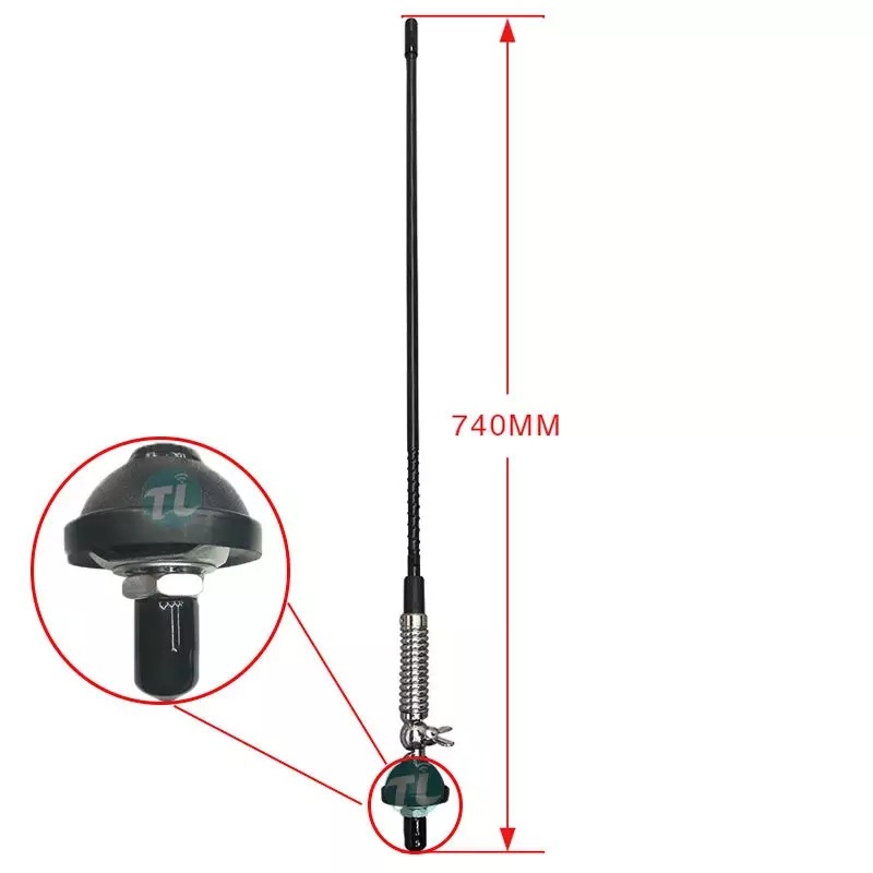 TL-T3 CB antena 27MHz za vanjsku/off-road uporabu s visokim ziskom