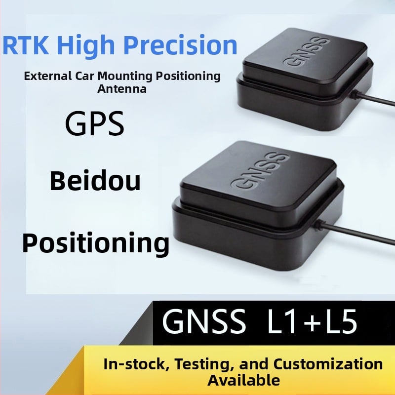 RTK GNSS με διπλό εύρος, εξωτερική κεραία, Beidou/GPS διαφορική πλοήγηση οχήματος Bt-246