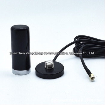 Duál-sávos autóantenna UHF/VHF vákuumos rögzítéssel, PL259 kompatibilis, modell YCM-5592-30, 50 Ω, nyereség 30, frekvencias tartomány 136-174/400-470 MHz, SWR <= 1.5