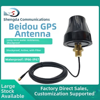 Vanjska vodootporna Beidou GPS antena s dvostrukim načinom 4G za automobil, s gljivastom glavom i aktivnim keramičkim elementom