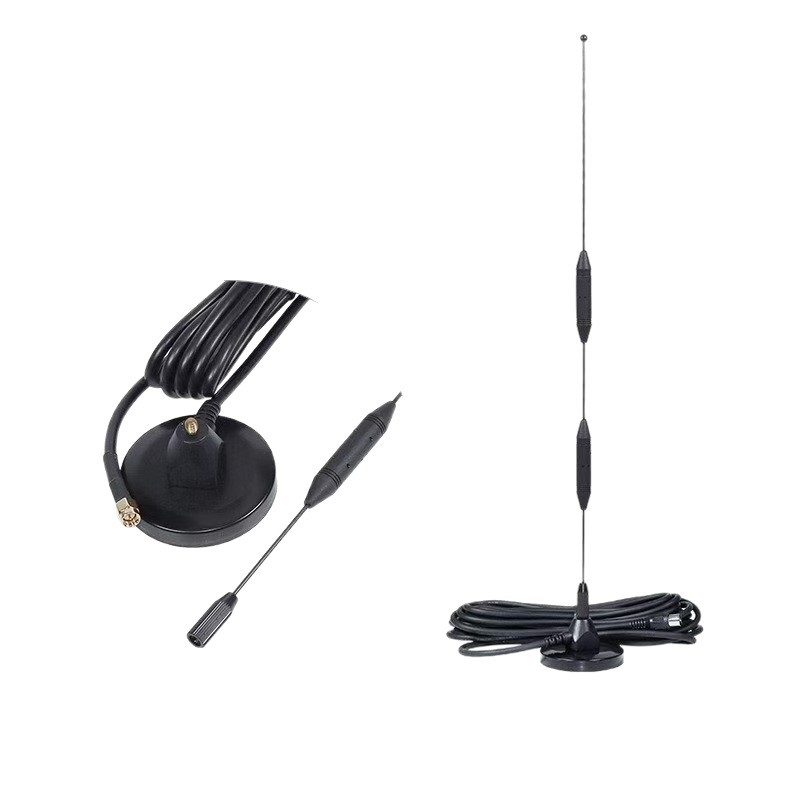 4G külső autóantenna gumírozott rúddal és vákuumcsészével, magas nyereségű IoT kettős sávú antenna (Modell 0642)