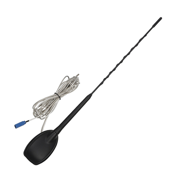 Transportlīdzekļa AM/FM un DAB antena (Modeļa DFA900-1; 2,5 dB palielinājums; frekvenču diapazonu 170–230 MHz; pretestība 75 Ω; darbības spriegums 10–13 V)