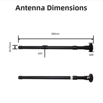 2.4 GHz FRP omni-direkcionalna antena s flange nosačem za UAV/vozila Ad Hoc mrežu