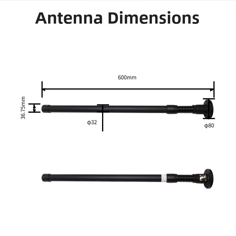 2.4 GHz FRP omni-direkcionalna antena s flange nosačem za UAV/vozila Ad Hoc mrežu