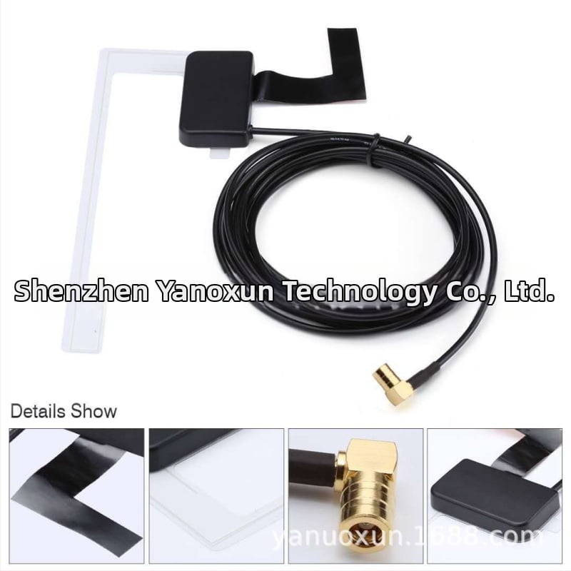 DAB automašīnas radio antena, patch antena AM/FM digitālajam radio, augsts pastiprinājums, modelis YNX-AM-01