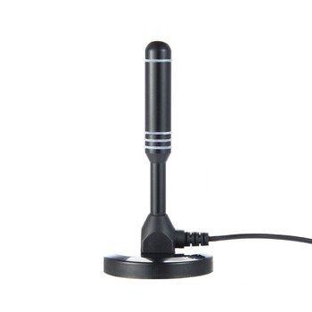 AH-LINK AH-DVB-T-98 unutarnja DVB-T TV antena, dobitak 10 dB, raspon frekvencija VHF 174–230 / UHF 470–860 MHz, impedancija 75 Ω, SWR ≤ 1.5, napon 3–5