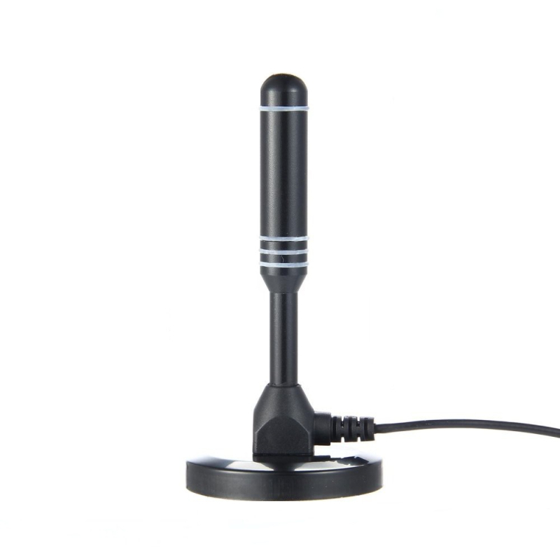 AH-LINK AH-DVB-T-98 unutarnja DVB-T TV antena, dobitak 10 dB, raspon frekvencija VHF 174–230 / UHF 470–860 MHz, impedancija 75 Ω, SWR ≤ 1.5, napon 3–5