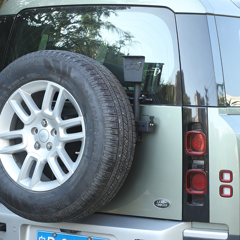 Ouchuang suport pentru antenă pe ușa portbagajului și suport pentru farul portbagajului pentru Land Rover Defender 2020–2023