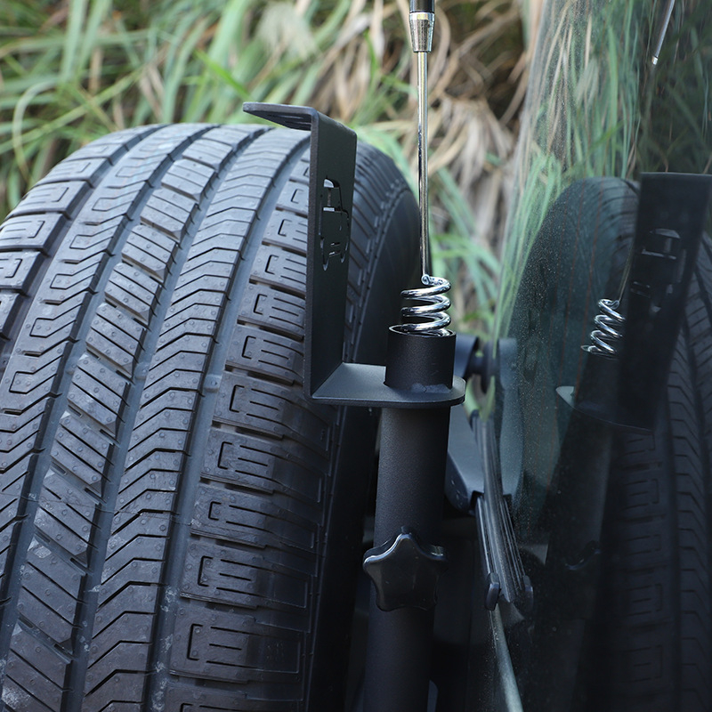 Ouchuang suport pentru antenă pe ușa portbagajului și suport pentru farul portbagajului pentru Land Rover Defender 2020–2023