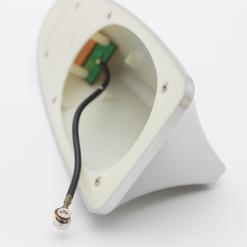 Autonová anténa pre rádio do auta, tvar žraločej plutvy, lepiaca montáž na strechu, všeobecná kompatibilita, spracovanie na zákazku, životnosť 10000