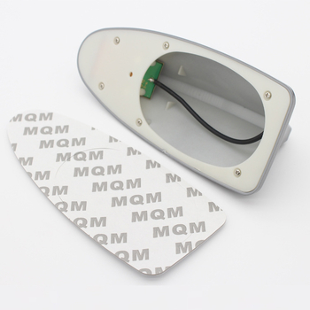 Autonová anténa pre rádio do auta, tvar žraločej plutvy, lepiaca montáž na strechu, všeobecná kompatibilita, spracovanie na zákazku, životnosť 10000