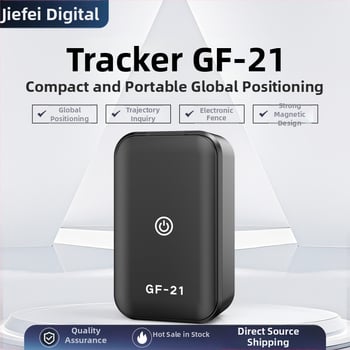 GF21 GPS lokátor pre vozidlá, sledovanie detí, domácich zvierat a seniorov, vodotesný, s dlhou výdržou batérie