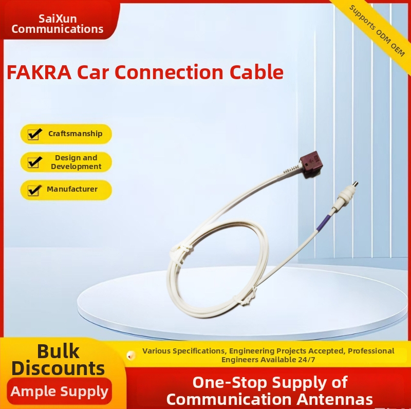 Fakra anténny kábel pre vozidlo – vysokovýkonný viacpásmový RF konektor