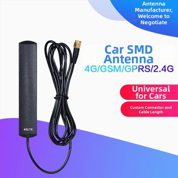 Autó navigációs WiFi patch antenna, 698–2700 MHz, 5 dBi, omni‑irányú, SMA középső tű, 50 Ω